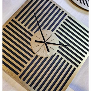 HORLOGE DÉCORATIVE AJOURÉE GÉOMÉTRIQUE (1) (1) (1) (1) (1) (1) (1) (1) (1) (1) (1) (1)
