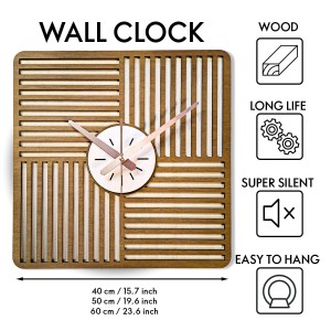 HORLOGE DÉCORATIVE AJOURÉE GÉOMÉTRIQUE (1) (1) (1) (1) (1) (1) (1) (1) (1) (1) (1) (1) (1) (1)