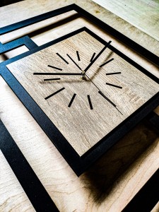 BELLE HORLOGE MURALE DÉCORATIVE AJOURÉE, MANDALA, NOIRE (1) (1) (1) (1) (1) (1) (1) (1) (1) (1) (1) (1)