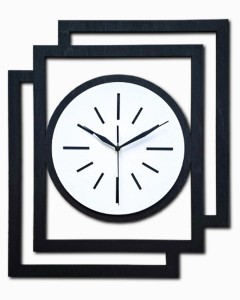 DUŻY, NOWOCZESNY, DEKORACYJNY ZEGAR ŚCIENNY, INDUSTRIALNY, GEOMETRYCZNY, DO SALONU, MINIMALISTYCZNY, LOFT, HANDMADE, DREWNIANY, CZARNY/ BIAŁY, CICHY 