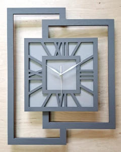 BELLE HORLOGE MURALE DÉCORATIVE AJOURÉE, MANDALA, NOIRE (1) (1) (1) (1) (1) (1) (1) (1) (1) (1) (1) (1)