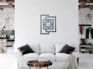 BELLE HORLOGE MURALE DÉCORATIVE AJOURÉE, MANDALA, NOIRE (1) (1) (1) (1) (1) (1) (1) (1) (1) (1) (1) (1)