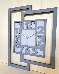 BELLE HORLOGE MURALE DÉCORATIVE AJOURÉE, MANDALA, NOIRE (1) (1) (1) (1) (1) (1) (1) (1) (1) (1) (1) (1) (1)