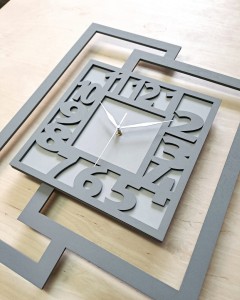 BELLE HORLOGE MURALE DÉCORATIVE AJOURÉE, MANDALA, NOIRE (1) (1) (1) (1) (1) (1) (1) (1) (1) (1) (1) (1) (1)