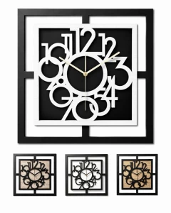 BELLE HORLOGE MURALE DÉCORATIVE AJOURÉE, MANDALA, NOIRE (1) (1) (1) (1) (1) (1) (1) (1) (1) (1) (1) (1) (1) (1) (1)