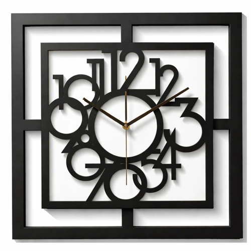 BELLE HORLOGE MURALE DÉCORATIVE AJOURÉE, MANDALA, NOIRE (1) (1) (1) (1) (1) (1) (1) (1) (1) (1) (1) (1) (1) (1) (1) (1)