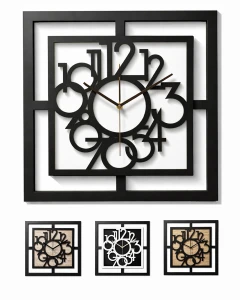 BELLE HORLOGE MURALE DÉCORATIVE AJOURÉE, MANDALA, NOIRE (1) (1) (1) (1) (1) (1) (1) (1) (1) (1) (1) (1) (1) (1) (1) (1)