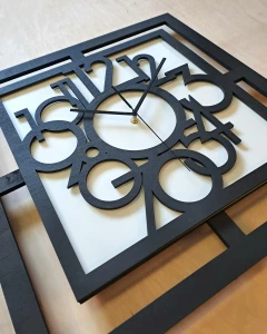 BELLE HORLOGE MURALE DÉCORATIVE AJOURÉE, MANDALA, NOIRE (1) (1) (1) (1) (1) (1) (1) (1) (1) (1) (1) (1) (1) (1) (1) (1)