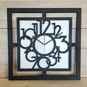 BELLE HORLOGE MURALE DÉCORATIVE AJOURÉE, MANDALA, NOIRE (1) (1) (1) (1) (1) (1) (1) (1) (1) (1) (1) (1) (1) (1) (1) (1)