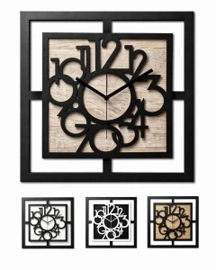 BELLE HORLOGE MURALE DÉCORATIVE AJOURÉE, MANDALA, NOIRE (1) (1) (1) (1) (1) (1) (1) (1) (1) (1) (1) (1) (1) (1) (1) (1) (1) (1)