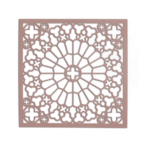 AŻUROWA DEKORACJA ŚCIENNA 3D, PANEL DEKORACYJNY, STRASBOURG, ORNAMENT, DYPTYK, BIAŁY