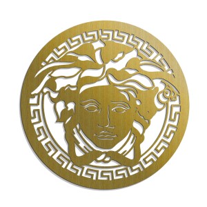 DEKORACYJNY PANEL AŻUROWY, MEDUZA, GORGONA, DEKORACJA ŚCIENNA 3D, ORNAMENT,60 cm, CZARNY 