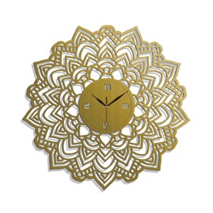 DEKORACYJNY ZEGAR AŻUROWY, KORONKA, VINTAGE,60 cm   