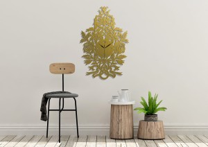 DEKORACYJNY, AŻUROWY ZEGAR ŚCIENNY, RÓŻE, VINTAGE