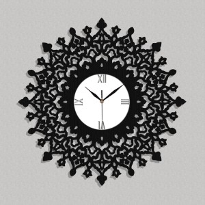 DEKORACYJNY, AŻUROWY ZEGAR VINTAGE, FRENCH STYLE