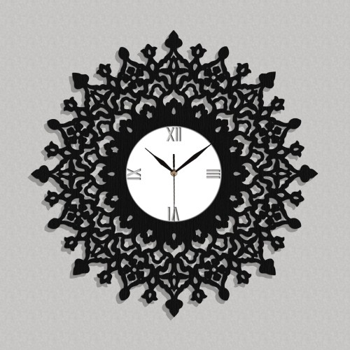 DEKORACYJNY, AŻUROWY ZEGAR VINTAGE, FRENCH STYLE