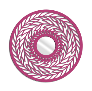 Miroir décoratif ajouré LAURELLE, 60 cm