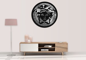 MIROIR DÉCORATIF AJOURÉ, MÉDUSE, GORGONE, 56 cm