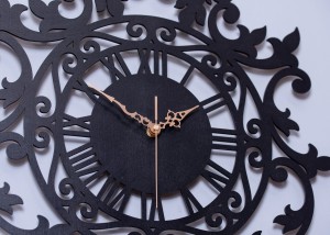 Dekoracyjny zegar ażurowy BENEDICT, VINTAGE STYLE 50 x 62 cm