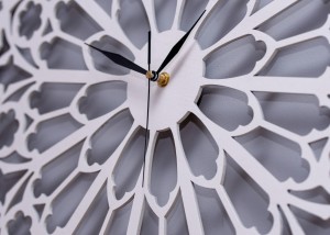 Dekoracyjny zegar ażurowy, NOTRE DAME, GOTHIC STYLE, VINTAGE, 60 cm 