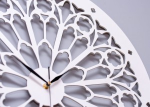 Dekoracyjny zegar ażurowy, NOTRE DAME, GOTHIC STYLE, VINTAGE, 60 cm 