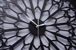 Dekoracyjny zegar ażurowy, NOTRE DAME, GOTHIC STYLE,60 cm 