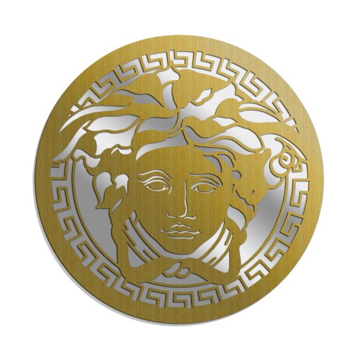 MIROIR DÉCORATIF AJOURÉ, MEDUSA GORGONA, 56 cm
