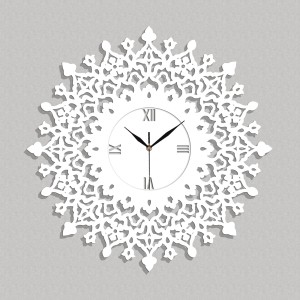 DEKORACYJNY, AŻUROWY ZEGAR VINTAGE, FRENCH STYLE