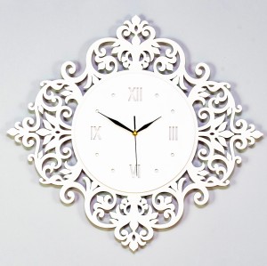 DEKORACYJNY, AŻUROWY ZEGAR , VERONA, VINTAGE, RETRO STYLE