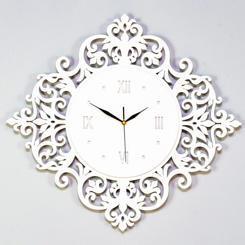 DEKORACYJNY, AŻUROWY ZEGAR , VERONA, VINTAGE, RETRO STYLE