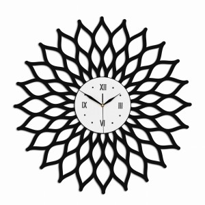 DEKORACYJNY ZEGAR AŻUROWY, SUNBURST, GLAMOUR 