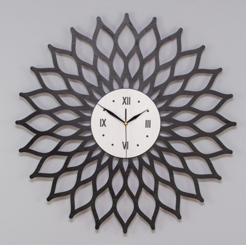 DEKORACYJNY ZEGAR AŻUROWY, SUNBURST, GLAMOUR 