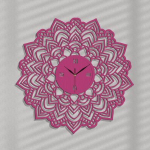 DEKORACYJNY ZEGAR AŻUROWY, KORONKA, VINTAGE,60 cm , CZARNY