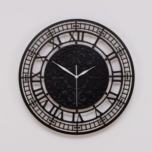 DEKORACYJNY, AŻUROWY ZEGAR WIKTORIAŃSKI 