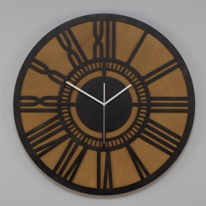 DEKORACYJNY, DWUWARSTWOWY,  ZEGAR LOFTOWY 