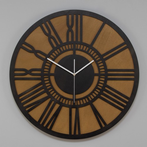 DEKORACYJNY, DWUWARSTWOWY,  ZEGAR LOFTOWY 