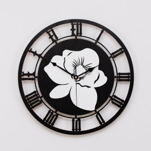 DEKORACYJNY, TROPIKALNY ZEGAR, STORCZYK