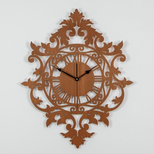 Dekoracyjny zegar ażurowy BENEDICT, VINTAGE STYLE, CZEREŚNIA 