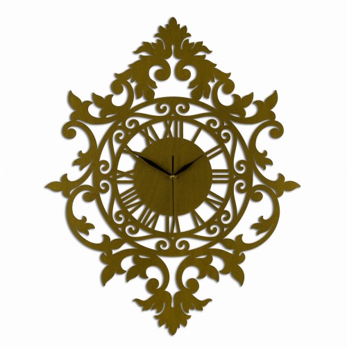 Dekoracyjny zegar ażurowy BENEDICT, VINTAGE STYLE, DĄB