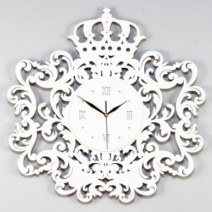 DEKORACYJNY, AŻUROWY ZEGAR , VITTORIO, VINTAGE, RETRO STYLE