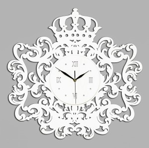 DEKORACYJNY, AŻUROWY ZEGAR , VITTORIO, VINTAGE, RETRO STYLE