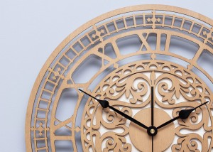 DEKORACYJNY, AŻUROWY ZEGAR WIKTORIAŃSKI, WIĄZ