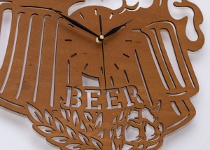 DEKORACYJNY ZEGAR DLA MIŁOŚNIKA PIWA, BEJCA