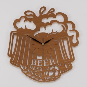 DEKORACYJNY ZEGAR DLA MIŁOŚNIKA PIWA, BEJCA