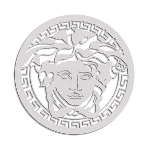 DEKORACYJNY PANEL AŻUROWY, MEDUZA, GORGONA, DEKORACJA ŚCIENNA 3D, ORNAMENT,60 cm, CZARNY 