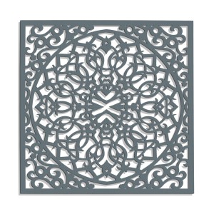 DEKORACYNY PANEL AŻUROWY, STYL MAROKAŃSKI, DEKORACJA ŚCIENNA 3D, ORNAMENT, DYPTYK , ZŁOTY