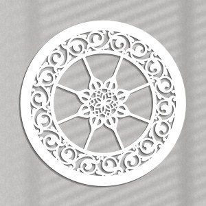 DEKORACYJNY PANEL AŻUROWY, LILIANNE, DEKORACJA ŚCIENNA 3D, ORNAMENT, 60 cm,CZARNY