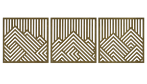 PANNEAUX GÉOMÉTRIQUES DÉCORATIFS 3D, DÉCORATION MURALE MODERNE, TEINTURE