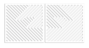 3D DEKORACYJNE PANELE GEOMETRYCZNE, MINIMALISTYCZNA DEKORACJA ŚCIENNA, BIAŁY
