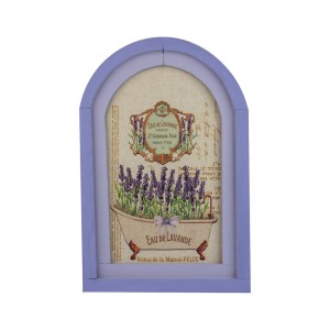 RUSTYKALNA DEKORACJA ŚCIENNA, LAWENDA, VINTAGE, RETRO STYL   